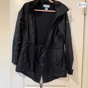 Columbia Black Packable Women's Trench Jacket